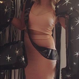 Cutout front Midi Dress